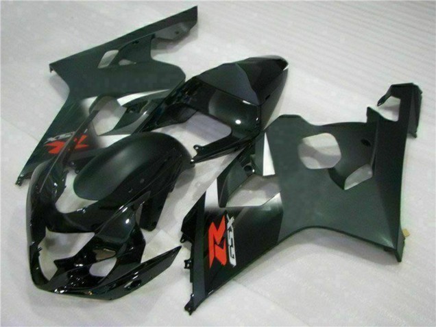 Glänzendes Schwarz Matt Schwarz Rot Aufkleber 2004-2005 Suzuki GSXR 600/750 Motorrad Verkleidung