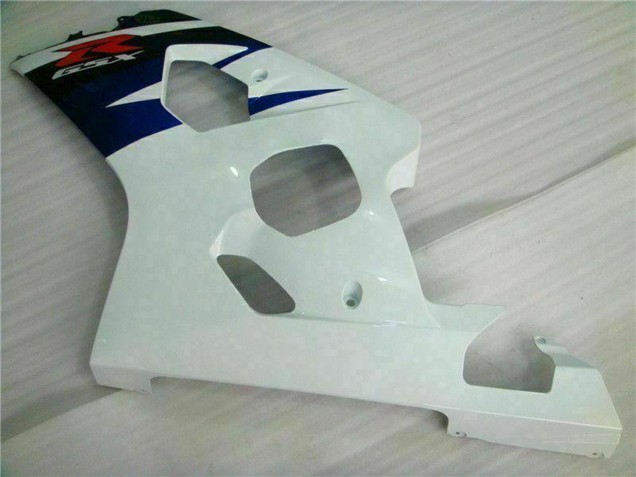 Weiß Blau Glänzendes Schwarz Rot 2004-2005 Suzuki GSXR 600/750 Motorrad Verkleidung