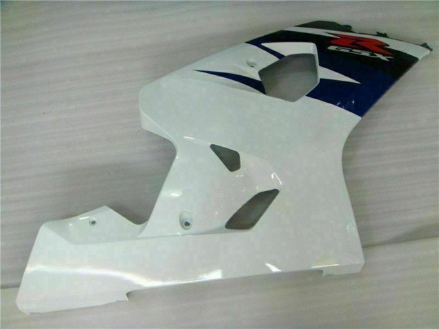 Weiß Blau Glänzendes Schwarz Rot 2004-2005 Suzuki GSXR 600/750 Motorrad Verkleidung