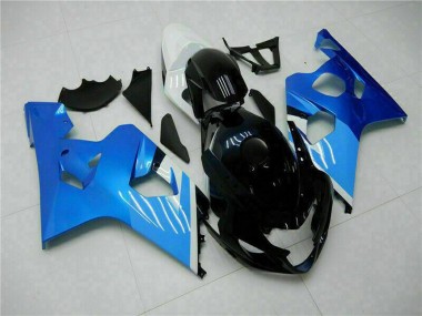Weiß Blau Schwarz 2004-2005 Suzuki GSXR 600/750 Motorrad Verkleidung