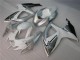 Weiß Silber 2006-2007 Suzuki GSXR 600/750 Motorrad Verkleidung
