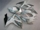 Weiß Silber 2006-2007 Suzuki GSXR 600/750 Motorrad Verkleidung