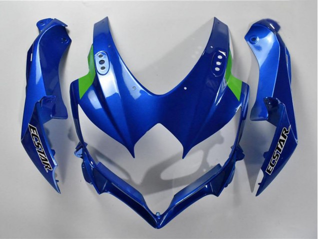 Blau Weiß Grün Schwarz 2008-2010 Suzuki GSXR 600/750 Motorrad Verkleidung