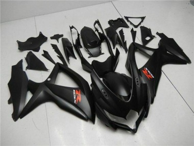 Matt Schwarz Rot 2008-2010 Suzuki GSXR 600/750 Motorrad Verkleidung