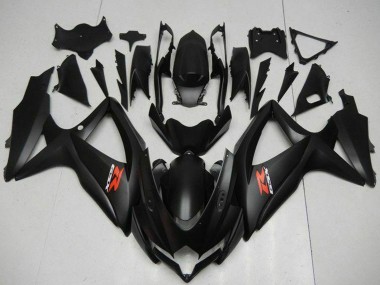 Matt Schwarz Rot 2008-2010 Suzuki GSXR 600/750 Motorrad Verkleidung
