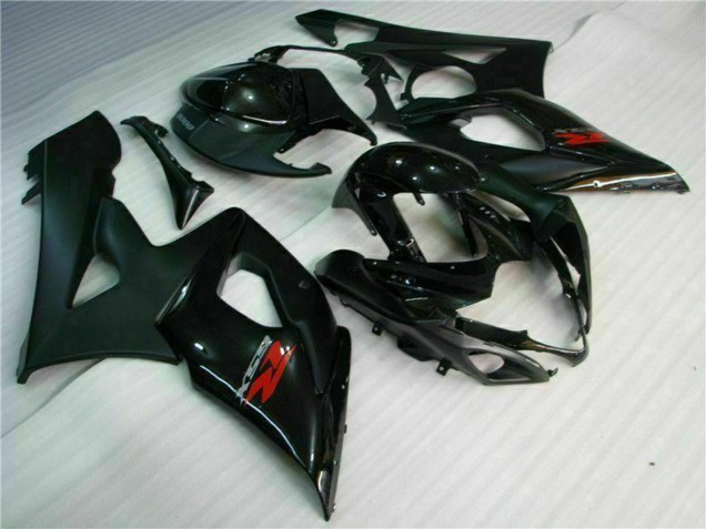 Glänzendes Schwarz Matt Schwarz Rot 2005-2006 Suzuki GSXR 1000 Motorrad Verkleidung