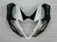 Weiß Glänzendes Schwarz 2005-2006 Suzuki GSXR 1000 Motorrad Verkleidung