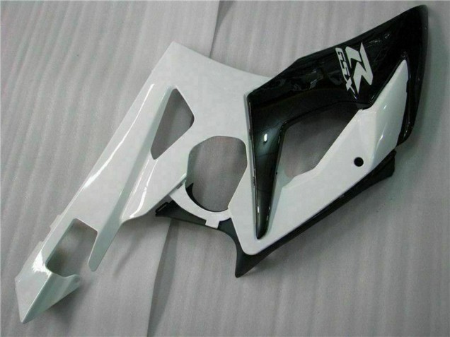 Weiß Glänzendes Schwarz 2005-2006 Suzuki GSXR 1000 Motorrad Verkleidung