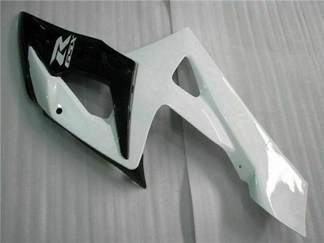 Weiß Glänzendes Schwarz 2005-2006 Suzuki GSXR 1000 Motorrad Verkleidung