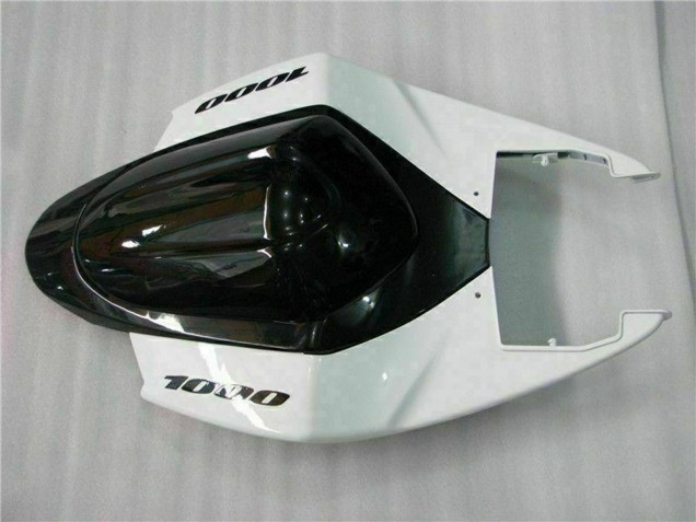Weiß Glänzendes Schwarz 2005-2006 Suzuki GSXR 1000 Motorrad Verkleidung