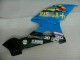 Blau Gold Schwarz Rizla 2005-2006 Suzuki GSXR 1000 Motorrad Verkleidung