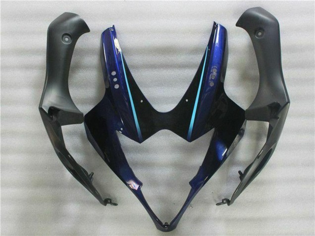 Weiß Blau Glänzendes Schwarz 2005-2006 Suzuki GSXR 1000 Motorrad Verkleidung Kit