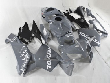 Nardo Grau Weiß Repsol 2005-2006 Honda CBR600RR Motorrad Verkleidung