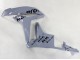 Nardo Grau Schwarz Repsol 2007-2008 Honda CBR600RR Motorrad Verkleidung