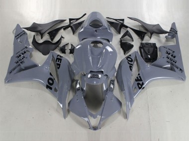 Nardo Grau Schwarz Repsol 2007-2008 Honda CBR600RR Motorrad Verkleidung