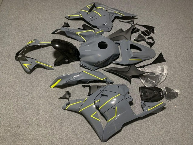 Dunkel Nardo Grau Gelb 2009-2012 Honda CBR600RR Motorrad Verkleidung