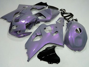 Chameleon Grau Dazz Perl Lila 2007-2008 Honda CBR600RR Motorrad Verkleidung
