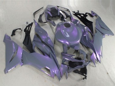 Chameleon Grau Dazz Perl Lila 2019-2022 Kawasaki ZX6R Motorrad Verkleidung