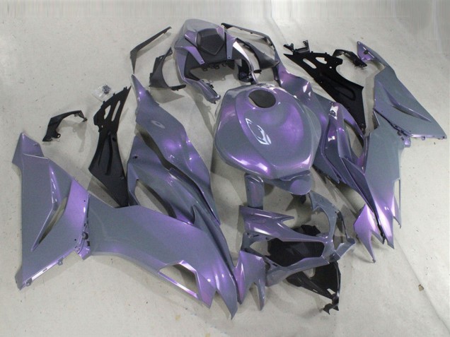 Chameleon Grau Dazz Perl Lila 2019-2022 Kawasaki ZX6R Motorrad Verkleidung