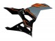 Nardo Grau Orange Schwarz 2024-2025 Kawasaki Ninja 500 EX500R Motorrad Verkleidung