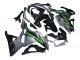Grau Grün Schwarz 2024-2025 Kawasaki Ninja 500 EX500R Motorrad Verkleidung