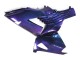 Chameleon Blau Lila 2006-2011 Kawasaki ZX14R ZZR1400 Motorrad Verkleidung