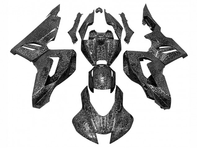 Schwarz Geschmiedet Carbonfaser 2020-2023 Honda CBR1000RR-R Motorrad Verkleidung