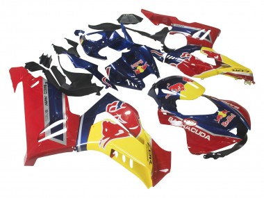 Blau Gelb Red Bull 2020-2023 Honda CBR1000RR-R Motorrad Verkleidung
