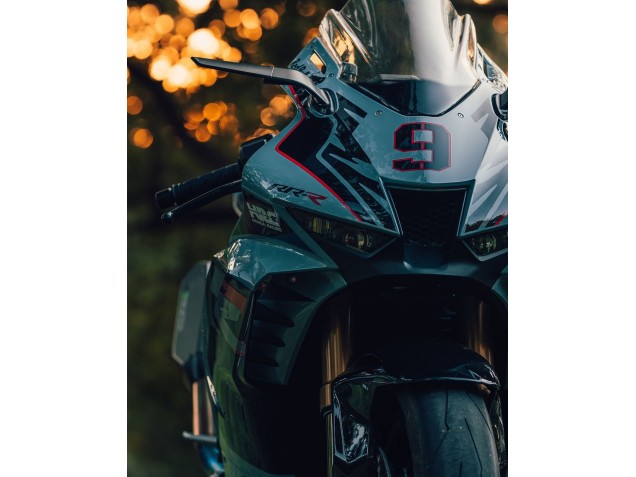 Nardo Grau Glänzendes Schwarz HRC 9 2020-2023 Honda CBR1000RR-R Motorrad Verkleidung