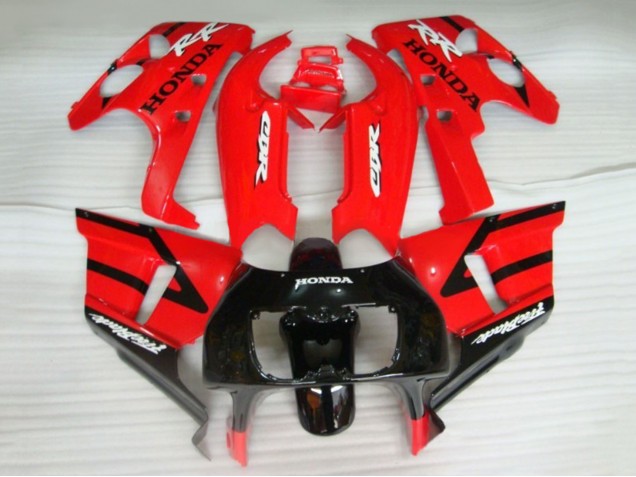 Rot Glänzendes Schwarz Fireblade 1990-1999 Honda CBR400RR NC29 Motorrad Verkleidung