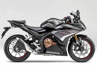 Weiß Matt Schwarz 2022 Honda CBR400R Motorrad Verkleidung
