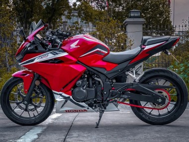 Rot Weiß 2022 Honda CBR400R Motorrad Verkleidung