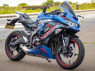 Blau Rot Grau 2019-2025 Kawasaki ZX25R ZX-25R Motorrad Verkleidung