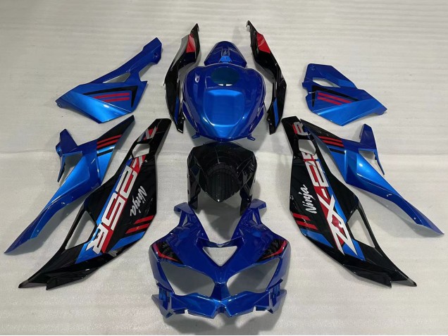 Blau Rot Grau 2019-2025 Kawasaki ZX25R ZX-25R Motorrad Verkleidung