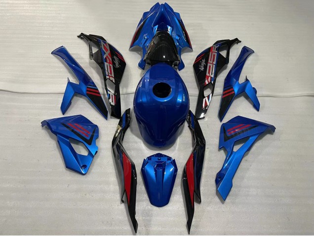 Blau Rot Grau 2019-2025 Kawasaki ZX25R ZX-25R Motorrad Verkleidung