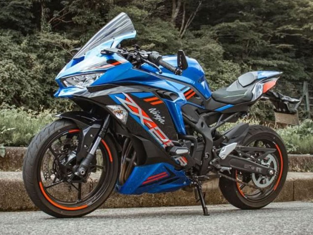 Blau Rot Grau 2019-2025 Kawasaki ZX25R ZX-25R Motorrad Verkleidung