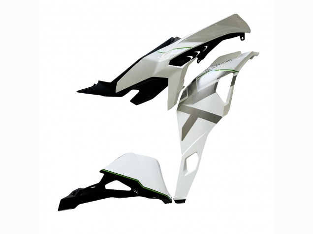 Weiß Silber Grün Schwarz Trick Star 2019-2025 Kawasaki ZX25R ZX-25R Motorrad Verkleidung