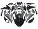 Silber Schwarz Carbonfaser 2015-2022 Kawasaki Ninja H2 Motorrad Verkleidung