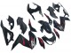 Glänzendes Schwarz Rot Silber 2015-2016 Kawasaki Z250/Z300 Motorrad Verkleidung