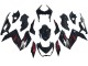 Glänzendes Schwarz Rot Silber 2015-2016 Kawasaki Z250/Z300 Motorrad Verkleidung