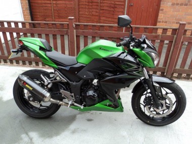 Grün Matt Schwarz 2015-2016 Kawasaki Z250/Z300 Motorrad Verkleidung