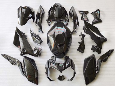 Schwarze Carbonfaser 2018-2024 Kawasaki Z400 Motorrad Verkleidung
