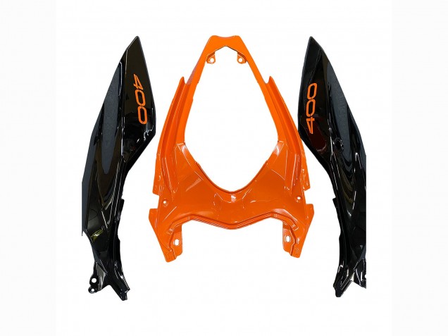 Orange Glänzendes Schwarz 2018-2024 Kawasaki Z400 Motorrad Verkleidung