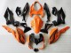 Orange Glänzendes Schwarz 2018-2024 Kawasaki Z400 Motorrad Verkleidung