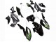 Weiß Glänzendes Schwarz Grün 2018-2024 Kawasaki Z400 Motorrad Verkleidung
