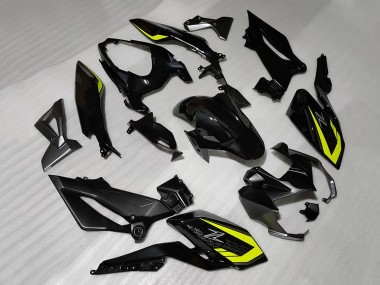 Schwarz Gelb 2018-2024 Kawasaki Z400 Motorrad Verkleidung