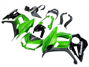 Glänzendes Schwarz Matt Schwarz Grün 2010-2016 Kawasaki Z1000SX Motorrad Verkleidung