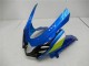Blau Grün Weiß 2009-2016 Suzuki GSXR 1000 Motorrad Verkleidung Kit
