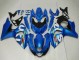 Blau Grün Weiß 2009-2016 Suzuki GSXR 1000 Motorrad Verkleidung Kit
