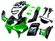 Grün Schwarz Monster Elf 1998-2003 Kawasaki ZZR600 Motorrad Verkleidung
